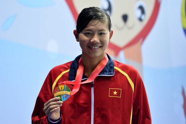 SEA Games 28 tại Singapore đã đánh dấu sự lên ngôi của "tiểu tiên cá" 19 tuổi của Việt Nam là Nguyễn Thị Ánh Viên.