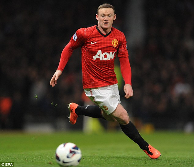 Mặc dù có thân hình cồng kềnh nhưng Rooney (MU) cũng đạt tốc độ rê bóng 31,2 km/h và đứng thứ 8 thế giới.