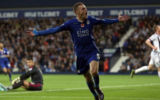 Jamie Vardy của CLB Leicester City sở hữu 32,4% tỷ lệ ghi bàn tại nửa đầu Premier League 2015/2016. Với 12 pha lập công sau 12 trận đấu, đây là một con số ấn tượng với một cầu thủ xuất thân từ bóng đá nghiệp dư như Vardy.