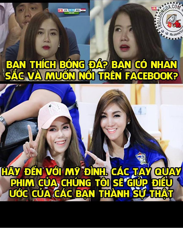 Làm hotgirl chưa bao giờ dễ đến như vậy. Chỉ cần bạn đến sân, xinh xắn một chút thì chắc chắn bạn sẽ được nổi tiếng.