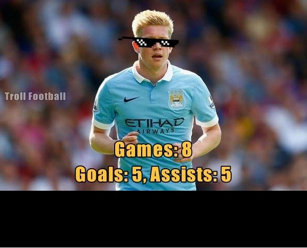 Còn với Man City, họ đã có chiến thắng nhẹ nhàng 2-1 trước Sevilla. Người ghi bàn là Kevin De Bruyne. Sau 8 trận đấu trên mọi đấu trường, Kevin De Bruyne đã có 5 bàn thắng và 5 đường kiến tạo thành bàn cho CLB Man City.