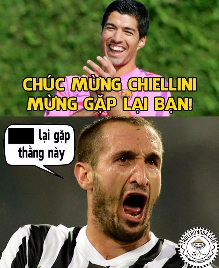 Có lẽ điều này là nỗi ác mộng cho Chiellini.