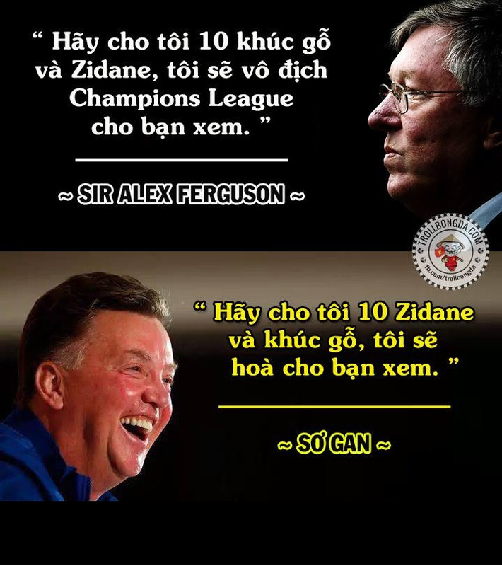 Cách mà Sir Alex Ferguson và Luis Van Gaal xây dựng cho Man United.