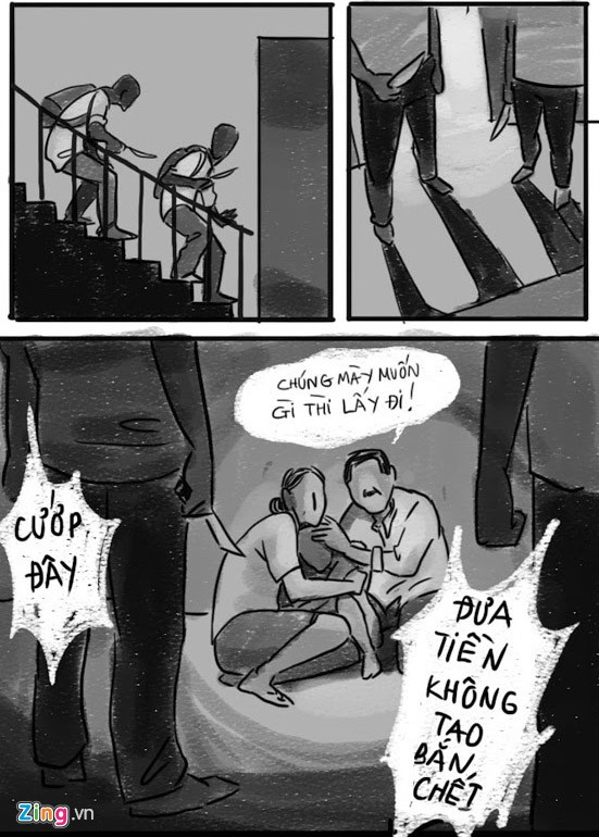 Dồn con trai chủ nhà là Quốc Anh vào chung phòng bố mẹ.