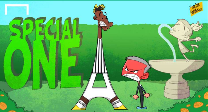 Mourinho muốn biến Pogba thành tháp Eiffel trong vườn cây cảnh của mình.