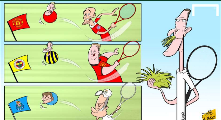 Pep đánh Schweinsteiger sang Man United, Van Gaal đánh Persie sang Fenerbahce. Còn Benitez đánh Casillas sang Porto.
