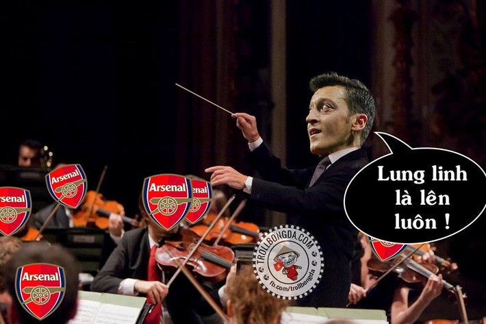 Oezil là nhạc trưởng trong dàn nhạc mang tên Arsenal.