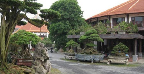 Khu vườn sinh thái nằm ngay trung tâm thành phố Vĩnh Yên, tỉnh Vĩnh Phúc rộng 15ha với 5ha đất trồng và 10 ha mặt nước được ông thuê lại của thành phố. Ảnh: Vietnamnet.