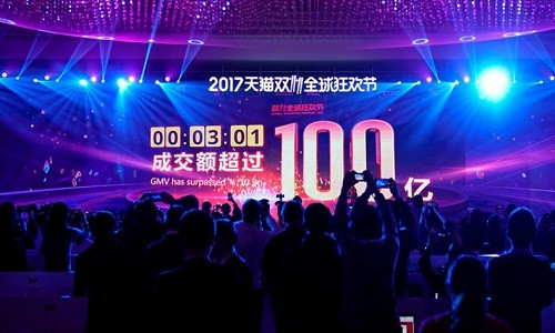 Ngày 11/11 hàng năm được xem là Ngày lễ Độc thân của một số nước trên thế giới, trong đó có Trung Quốc. Năm 2009, tỷ phú Jack Ma đã biến một ngày tưởng chừng như vô bổ thành ngày hội mua sắm lớn nhất chưa từng thấy từ các mặt hàng điện tử. Ảnh: Reuters.