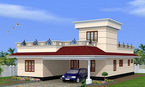 Nhà cấp 4 đẹp được thiết kế theo phong cách hiện đại, mang đến tiện ích tối ưu cho gia chủ. Ảnh: Bannhabinhduong.