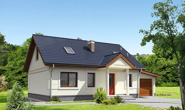 Nhà cấp 4 mang phong cách Nhật Bản có kết cấu đơn giản và kinh phí xây dựng khoảng 200 triệu đồng.