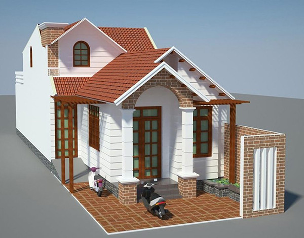 Với kiểu dáng hiện đại, nhà cấp 4 gác lửng cũng được những gia đình có khoảng đất hẹp ưa chuộng.