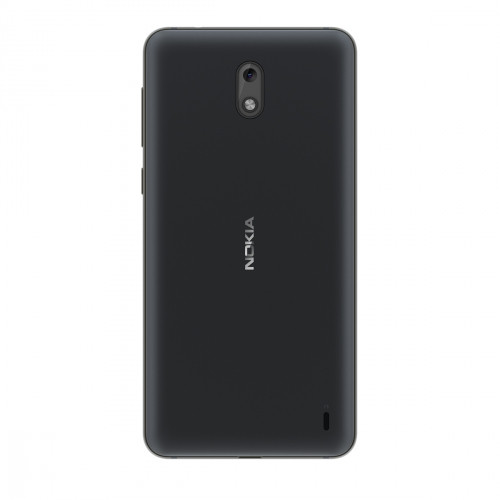 Mặt sau Nokia 2 được làm bằng nhựa Polycarbonate. Ảnh: Saostar.