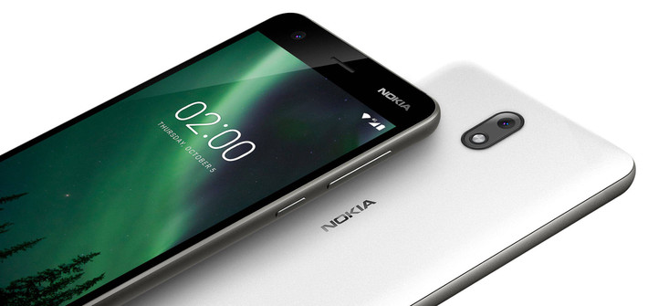 Màn hình Nokia 2 rộng 5 inch, độ phân giải HD 1280x720pixel, sử dụng bộ vi xử lý Snapdragon của Qualcomm. Ảnh: Nghenhinvietnam.