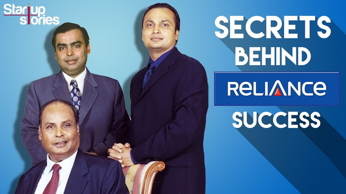 Dhirubhai Ambani dìu đắt hai người con là Mukesh và Anil trở thành chuyên gia trong 2 lĩnh vực khác nhau. Mukesh là chuyên gia về quản lý, còn Anil có tài trong lĩnh vực tài chính. Ảnh: Youtube.