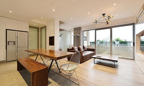 Căn hộ ở Lê Đại Hành (Hai Bà Trưng, Hà Nội) rộng tới 90m2 nhưng vẫn có cảm giác chật hẹp.