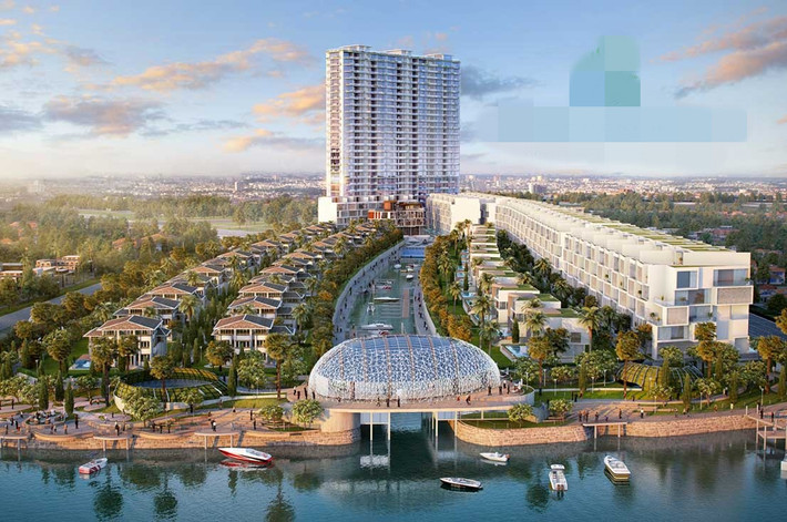 Dự án khu dân cư mới phức hợp đa chức năng City Villa, (phường Phú Mỹ, quận 7) do Công ty TNHH Xây dựng - Sản xuất - Thương mại Tài nguyên làm chủ đầu tư, thế chấp tại Ngân hàng Thương mại Cổ phần Sài Gòn - Hà Nội - Chi nhánh Sài Gòn. Ảnh: Evergreen.