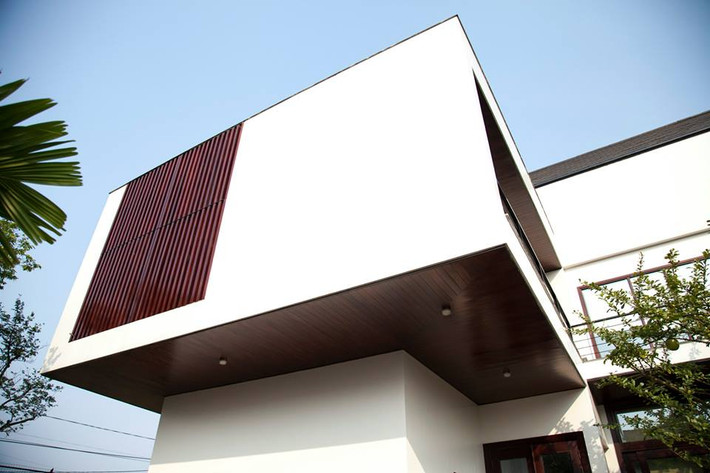 Các khối hộp thiết kế khéo léo. Nguồn ảnh: H&P Architects.