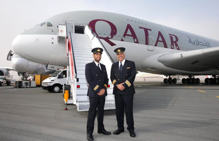 Phi công tại Qatar Airways hưởng mức lương trung bình 114.210 USD/tháng. Ảnh: Aviation Ethos.
