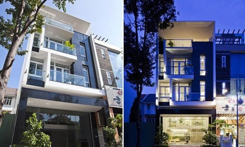 Nhờ thiết kế hai giếng trời phía trước và ở giữa, các không gian chức năng trong ngôi nhà ống đều tràn ngập ánh sáng dịu nhẹ, có nhiều gió mát, mang lại cảm giác thoải mái cho gia chủ. Ảnh: Song Phat.