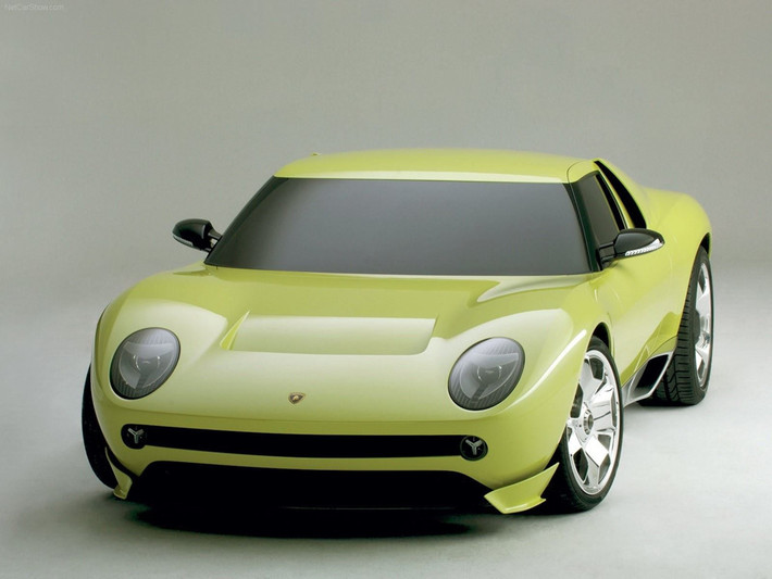 Lamborghini Miura: Để kỷ niệm 40 năm ra đời chiếc Miura huyền thoại, một phiên bản cải tiến của mẫu xe này được Lamborghini giới thiệu vào năm 2006, nhưng vẫn dựa trên thiết kế nguyên gốc Miura đời đầu. Đáng tiếc, concept này ra đời chỉ với mục đích tri ân, còn hãng xe nước Ý sẽ tập trung vào việc sản xuất những mẫu xe mới.