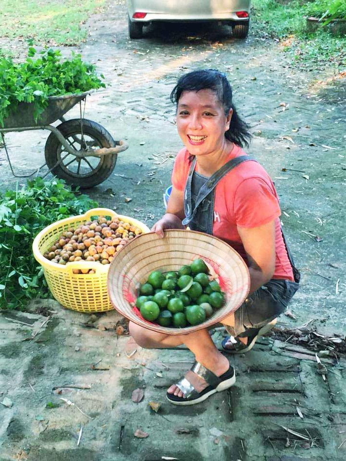 Khu nhà vườn ngoại ô này là nơi cả gia đình nghệ sĩ về nghỉ dưỡng cuối tuần. Ảnh: Vietnamnet.