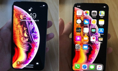 Dù rất cố gắng giữ bí mật về các mẫu iPhone sắp ra mắt nhưng thông tin và ảnh rò rỉ vẫn xuất hiện trên internet. Mới đây nhất là ảnh chụp phiên bản thật của iPhone Xs xuất hiện trước thời điểm sự kiện ra mắt tổ chức nửa ngày. Ảnh: 9to5Mac.