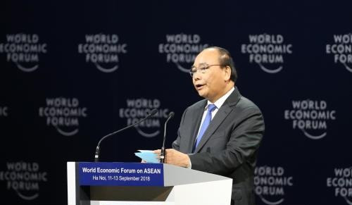 "Chính công nghệ cao và kinh tế số là lĩnh vực tiềm năng của nền kinh tế ASEAN với dự báo tăng gấp 4 lần tới trên 200 tỷ USD vào năm 2025". Ảnh: TTXVN.
