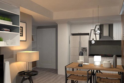 Căn bếp thiết kế hiện đại và đẹp mắt.