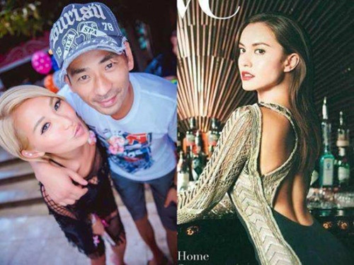 Biết tin chồng say nắng chân dài Nhật Bản, Tuệ Linh (ảnh trái) tỏ ra khá bình thản vì chồng cô vốn là người đào hoa. Trong khi đó cô bồ nhí Mandy Lieu (ảnh phải) lại ghen lồng lộn vì sợ mất Alvin Chau về tay người đẹp Nhật Bản. Ảnh: Giadinhnet.