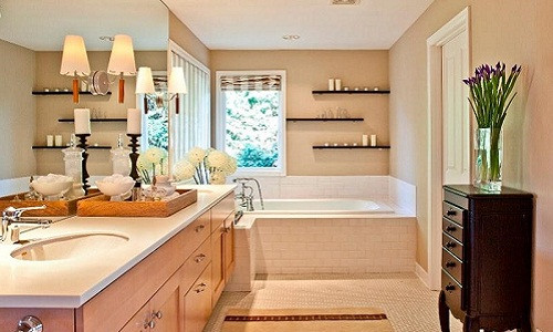 Mẫu phòng tắm hoàn hảo cho những ngôi nhà siêu sang, lộng lẫy. Nguồn ảnh: Homedit.