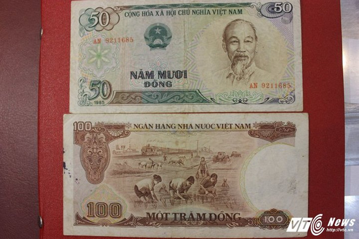 Tiền Việt được in vào những năm bao cấp.