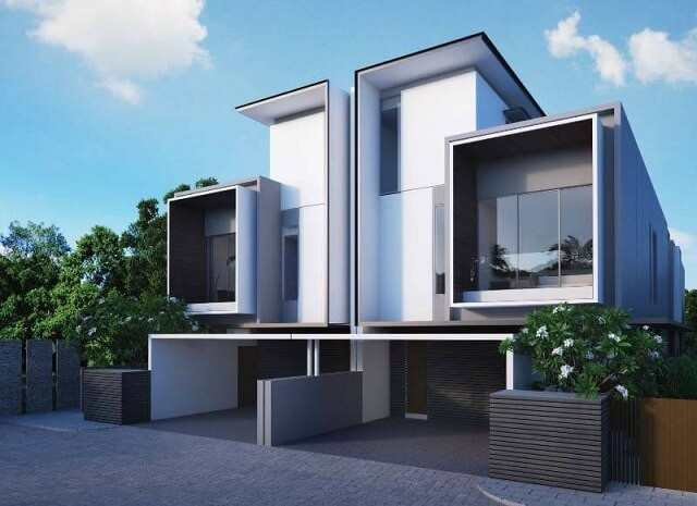 Khối vuông vức, hình hộp cho vẻ đẹp khỏe khoắn. Ảnh: 123nhadep.