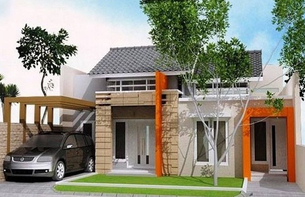 Một mẫu nhà mái ngói đơn giản khác. Ảnh: Danang43.