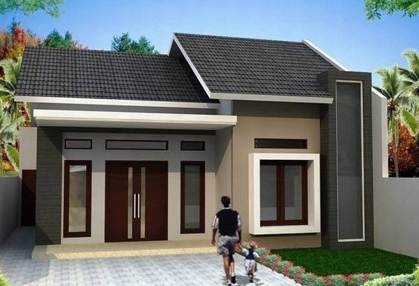 Nhà vườn mái lệch giá khoảng 400 triệu đồng thiết kế 2 phòng ngủ thoáng mát. Ảnh: Kienthinh.