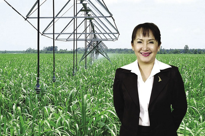 Không xuất hiện trong top những người giàu nhất sàn chứng khoán nhưng bà Huỳnh Bích Ngọc là một nữ doanh nhân quyền lực, sở hữu trong tay nhiều doanh nghiệp lớn ngành mía đường. Ảnh: Nguoitieudung.