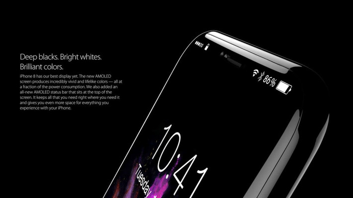 Khung thiết bị của iPhone 8 sử dụng thép không rỉ và kính cường lực thay vì nhôm aluminum như truyền thống. Điều này giúp smartphone trông bóng bẩy, sang trọng hơn và chống thấm nước.