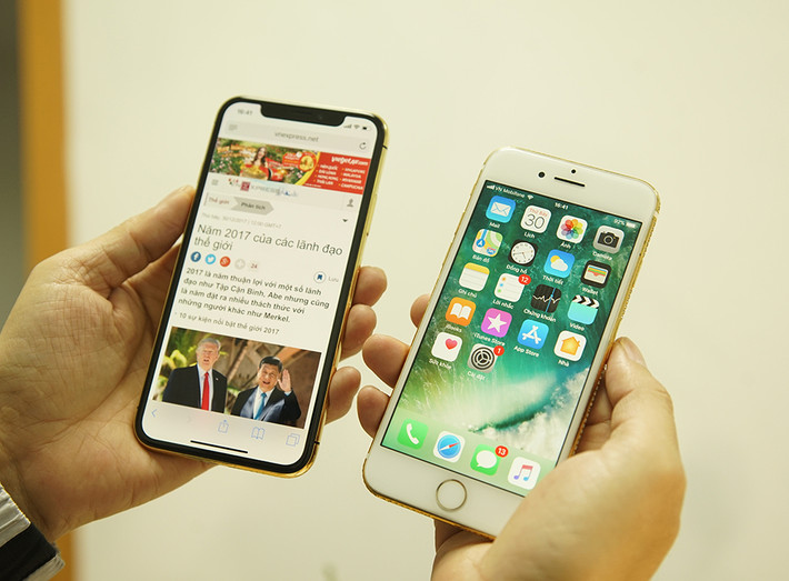 Nhờ độ mạ vàng, iPhone X càng thêm sang trọng. Nguồn ảnh: Golden Gift.