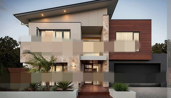 Thiết kế mái chéo vừa tạo cái nhìn mới lạ vừa tiết kiệm không gian cho cả ngôi nhà. Ảnh: Inhome.
