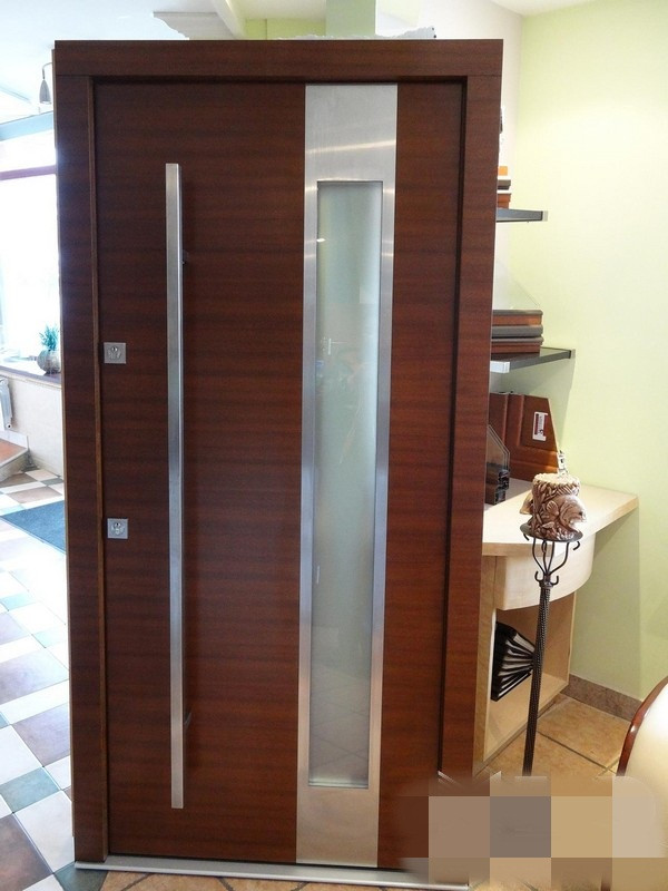 Mang phong cách hiện đại, cửa gỗ 1 cánh phù hợp cho các cánh cửa thông phòng, đặc biệt là căn hộ chung cư. Ảnh: Xayladep.