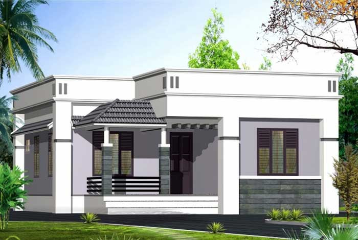 Tường màu trắng kết hợp ghi xám tạo ấn tượng mạnh về nét hài hòa của tông màu tinh tế.