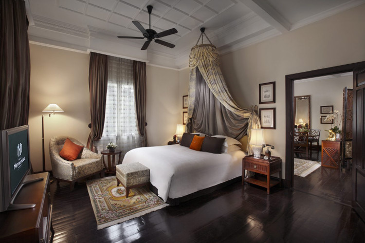Khách sạn chia làm 2 khu: Khu Metropole cổ và Khu Opera mới. Tất cả các phòng được thiết kế theo phong cách trang nhã, đầy đủ các trang thiết bị theo tiêu chuẩn quốc tế. Ảnh: Sofitel.