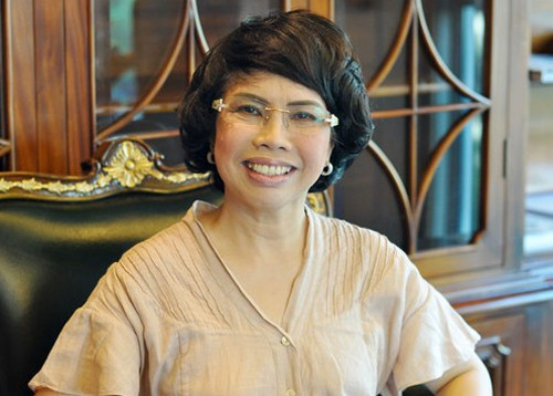 Bà Thái Hương (sinh năm 1958), được mệnh danh là "người đàn bà sữa” quyền lực của Việt Nam khi liên tiếp được tạp chí tài chính Forbes bình chọn Top 50 nữ doanh nhân quyền lực châu Á năm 2015, 2016. Ảnh: Kinhtedothi.