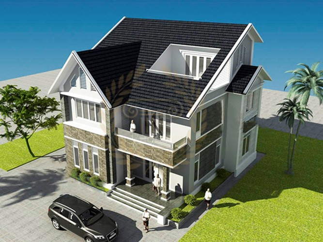 Mái thái được sử dụng nhiều trong kiến trúc truyền thống của Việt Nam từ xưa đến nay. Ảnh: Thietkenhaonline.