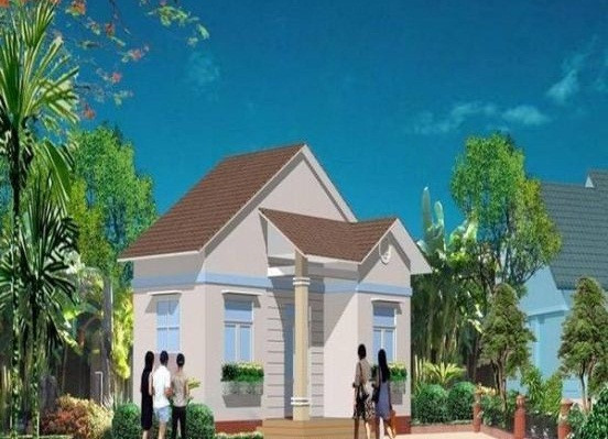 Nếu lợp mái ngói thì chi phí sẽ tiết kiệm hơn mái bằng.