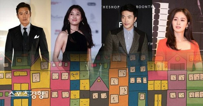 Đêm 5/5, dư luận Hàn Quốc chấn động trước tin 4 diễn viên nổi tiếng bao gồm Lee Byung Hun, Kwon Sang Woo, Han Hyo Joo và Kim Tae Hee có liên quan đến vụ trốn thuế bất động sản. Ảnh: Sports Kyunghyang.