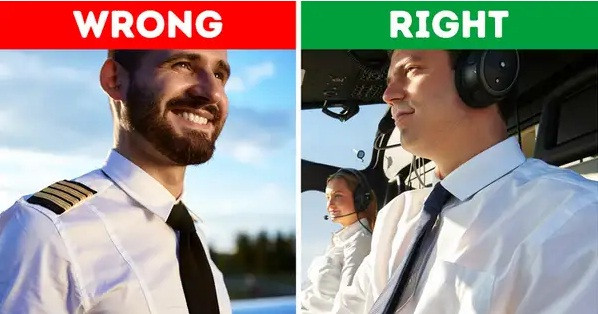 Một số hãng hàng không không cho phi công để râu vì bộ râu sẽ là vật cản của mặt nạ oxy trong tình huống khẩn cấp. Mặt nạ oxy được thiết kế vừa khí với khuôn mặt nên để râu sẽ khiến nó bị hở.