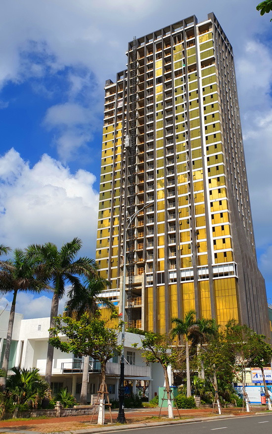 Dự án có tổng diện tích 2.450m2; khối công trình bao gồm 2 tầng hầm và 30 tầng nổi. Ảnh: Kinhtedothi.