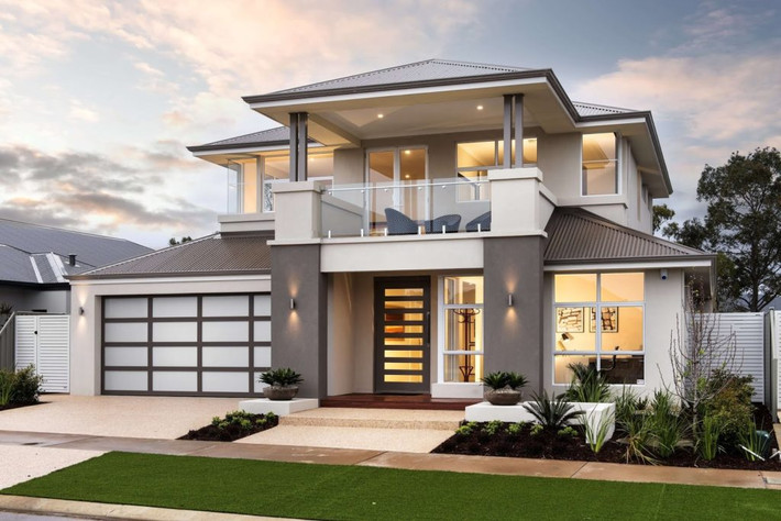 Ưu điểm của thiết kế này là sự đơn giản những vẫn mang lại vẻ đẹp cho biệt thự. Ảnh: Anphudesign.