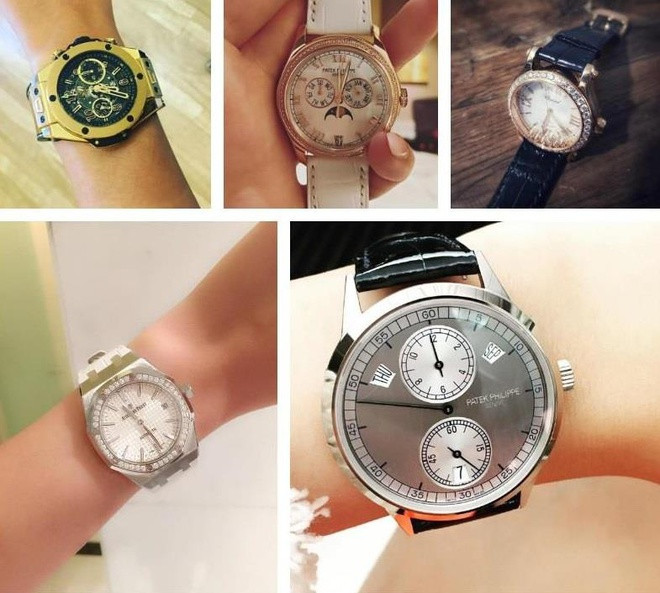 Ước tính, bộ sưu tập đồng hồ của Mai Phương Thúy có giá trị lên tới hàng chục tỷ đồng.